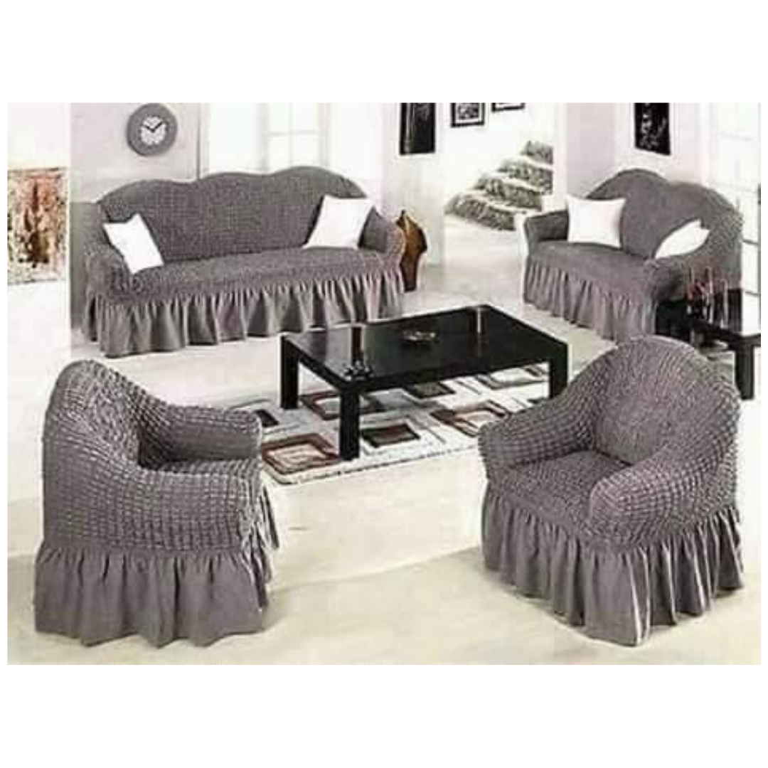 Turkish Seat Covers 01(3+1+1)Dark Grey