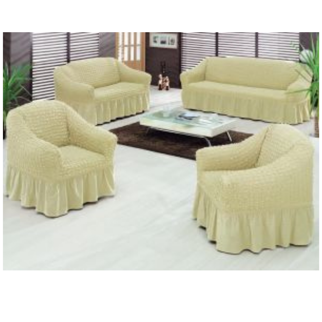 Turkish Seat Covers 01(3+2+1+1) Cream