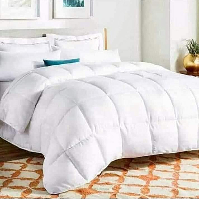 4 Piece Heavy WHITE DUVET(6X6)