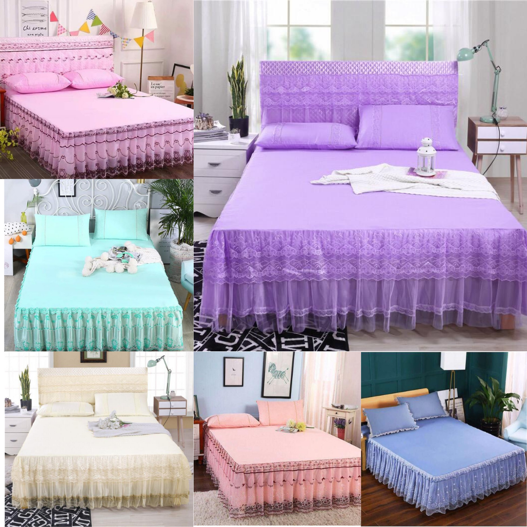 6x6 3PC BED SKIRT