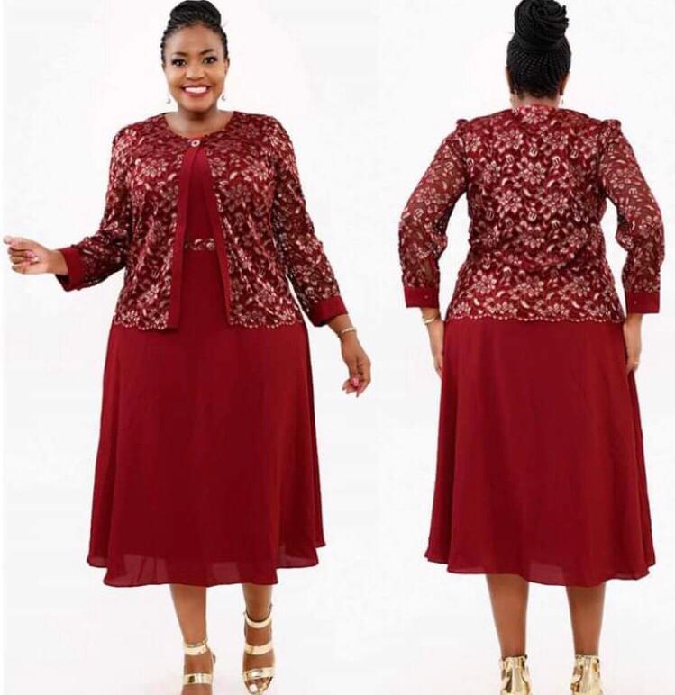 Elegant Classy Turkey Dresses 006-(Maroon)
