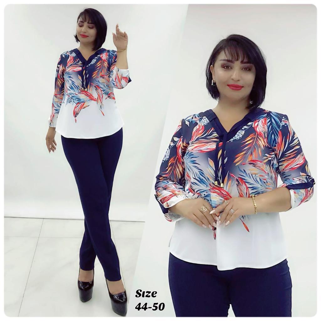 Elegant Classy Turkey Trouser Suit 001(NavyBlue)