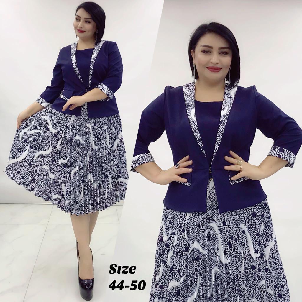 Elegant Turkey Dresses Design 03(Navy Blue)