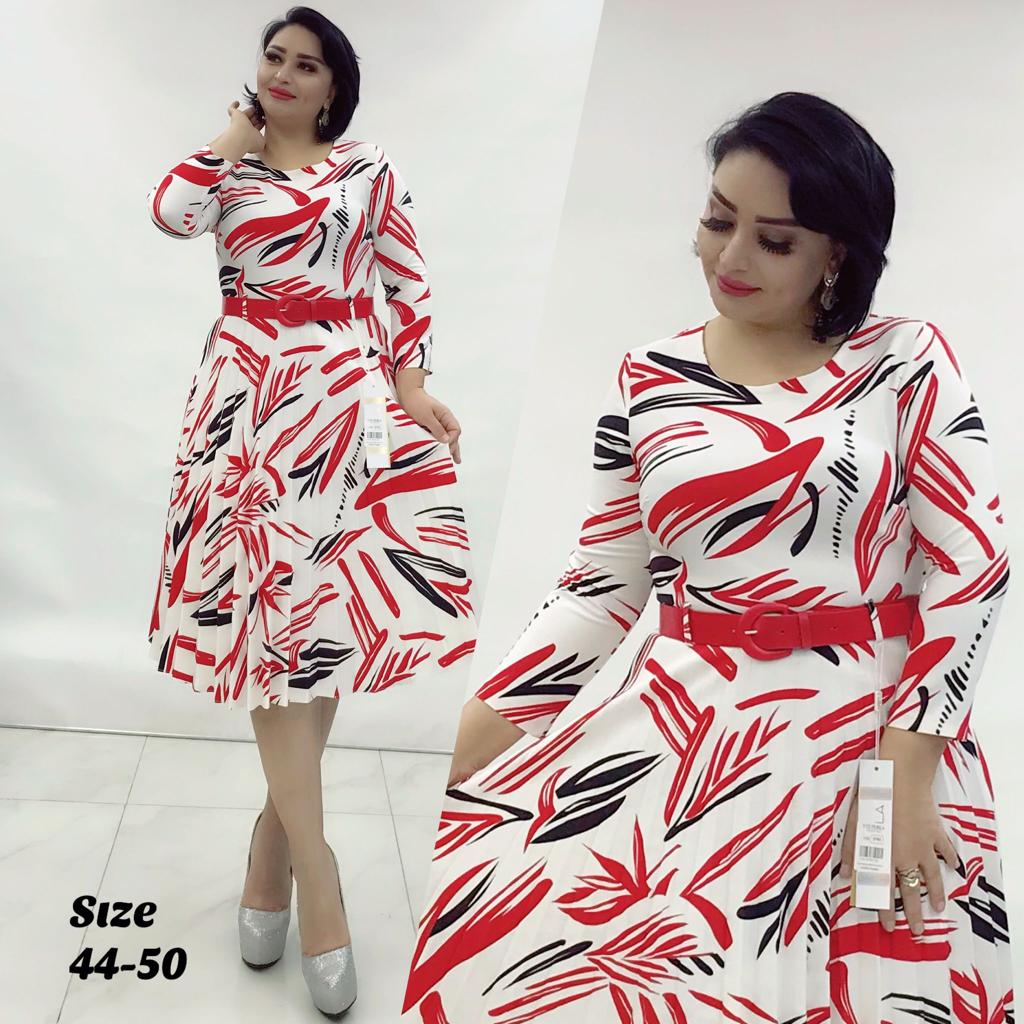 Elegant Turkey Dresses Design 04(Red)